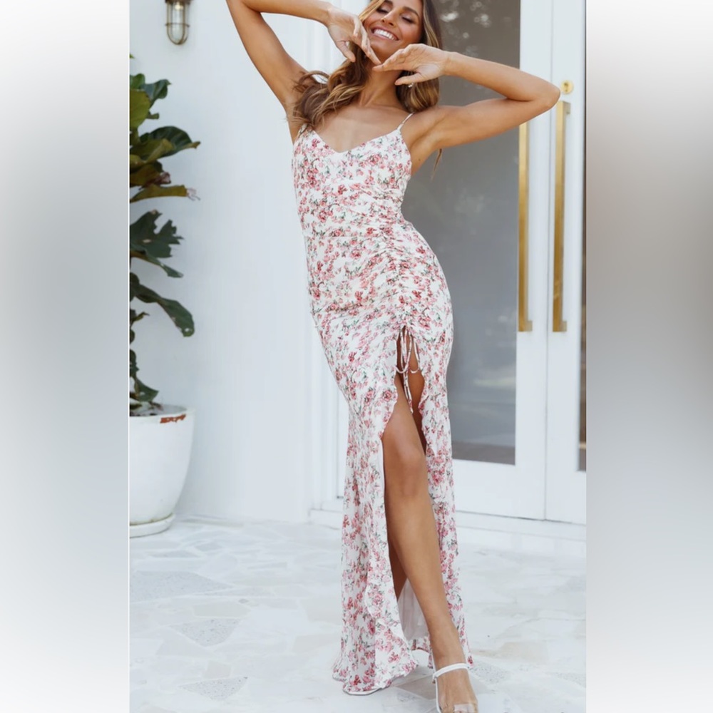 hello molly Finding Faith Maxi Dress White